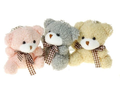 Brelok pluszowy miś 9cm, mix kolorów Adar (577510)