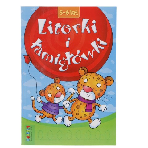 Książeczka edukacyjna Literka Literki i łamigłówki 5-6 lat Książeczka edukacyjna Literka Literki i łamigłówki 5-6 lat