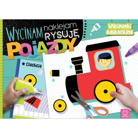 Książeczka edukacyjna Aksjomat Wycinam, naklejam, rysuję. Pojazdy. Wycinanki edukacyjne. Książeczka edukacyjna Aksjomat Wycinam, naklejam, rysuję. Pojazdy. Wycinanki edukacyjne.