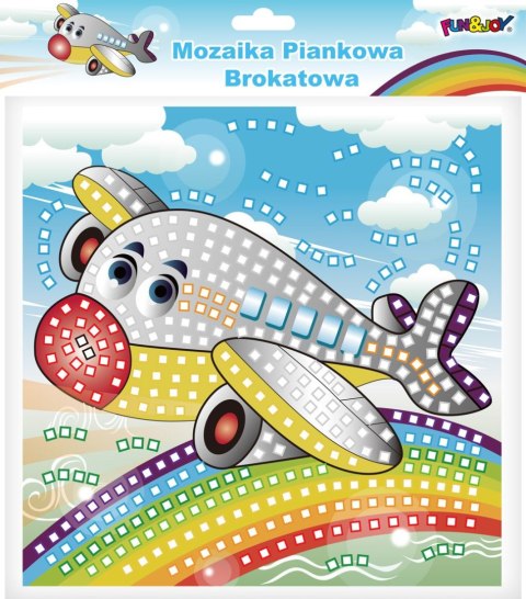 Mozaika Fun&Joy Glitter SAMOLOT (FJSR2202) Mozaika Fun&Joy Glitter SAMOLOT (FJSR2202)