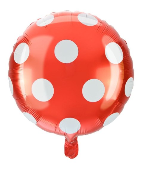Balon foliowy Arpex kropki czerwony (BLF3713CZE-9416) Balon foliowy Arpex kropki czerwony (BLF3713CZE-9416)