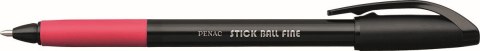 Długopis stick ball fine wkład czerwony Penac (jba340102f-04)