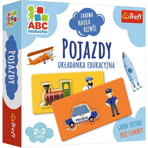 Gra edukacyjna Pojazdy z Serii ABC Malucha Pojazdy Trefl (01942)