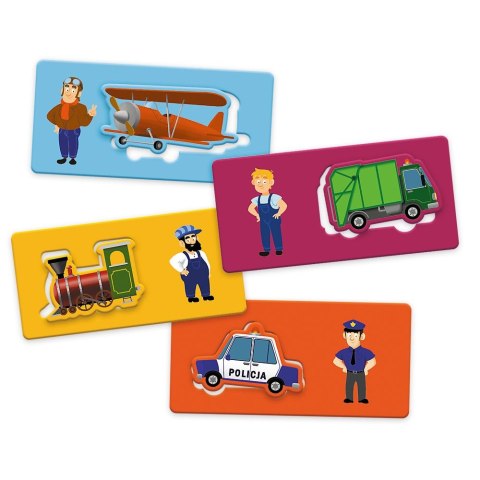 Gra edukacyjna Pojazdy z Serii ABC Malucha Pojazdy Trefl (01942)