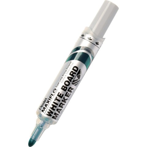 Marker suchościeralny Pentel zielony 2,0-2,5mm okrągła końcówka Marker suchościeralny Pentel zielony 2,0-2,5mm okrągła końcówka