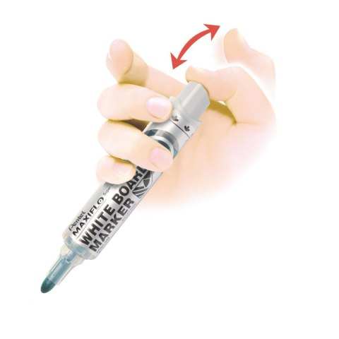 Marker suchościeralny Pentel zielony 2,0-2,5mm okrągła końcówka Marker suchościeralny Pentel zielony 2,0-2,5mm okrągła końcówka