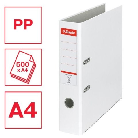 Segregator dźwigniowy Esselte Ekonomiczny A4 75mm biały (11250) Segregator dźwigniowy Esselte Ekonomiczny A4 75mm biały (11250)