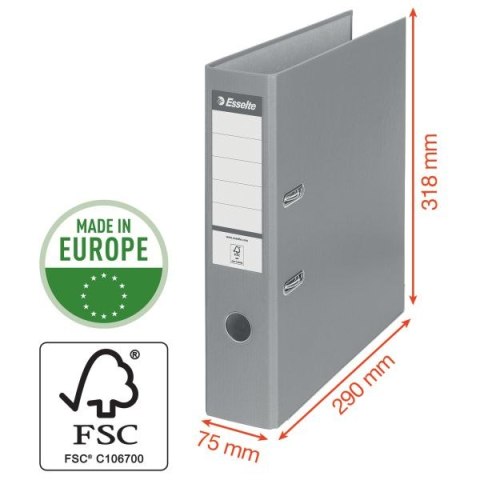 Segregator dźwigniowy Esselte Ekonomiczny A4 75mm biały (11250) Segregator dźwigniowy Esselte Ekonomiczny A4 75mm biały (11250)