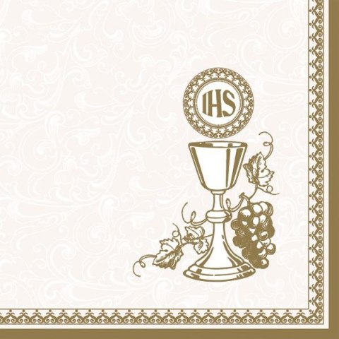 Serwetki komunia mix bibuła [mm:] 330x330 Pol-mak (SL ko)