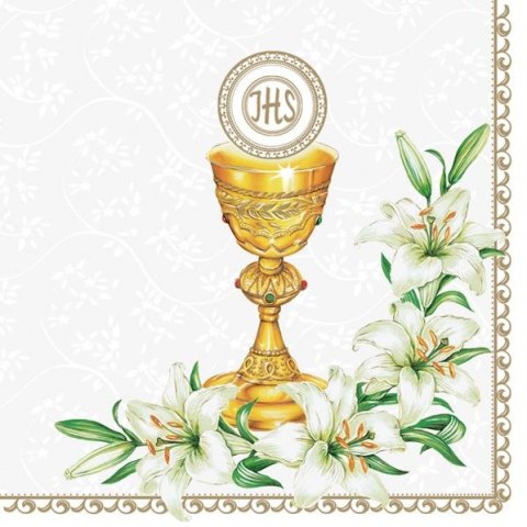 Serwetki komunia mix bibuła [mm:] 330x330 Pol-mak (SL ko)