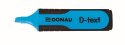 Zakreślacz Donau D-Text niebieski 1,0-5,0mm (7358001PL-10)