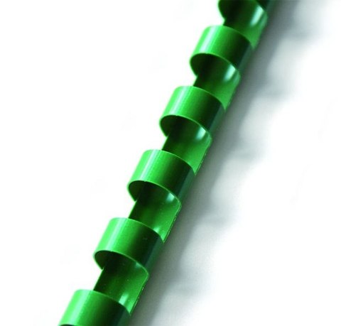 Grzbiety do bindowania plastikowe 16 mm zielone Grzbiety do bindowania plastikowe 16 mm zielone