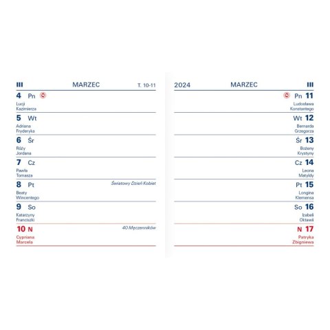 Kalendarz książkowy (terminarz) EWA IMPRESS kieszonkowy 71mm x 81mm Telegraph Kalendarz książkowy (terminarz) EWA IMPRESS kieszonkowy 71mm x 81mm Telegraph
