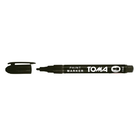 Marker olejowy Toma czarny 1,5mm okrągła końcówka (TO-441 3 2) Marker olejowy Toma czarny 1,5mm okrągła końcówka (TO-441 3 2)