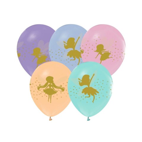 Balon gumowy Godan Happy Birthday Wróżki pastelowy 5 szt mix 300mm 12cal (GZ-WRO5) Balon gumowy Godan Happy Birthday Wróżki pastelowy 5 szt mix 300mm 12cal (GZ-WRO5)
