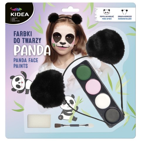 Farba do malowania twarzy Derform kidea Zestaw z opaska panda 4 kolor. (FDTZPAKA) Farba do malowania twarzy Derform kidea Zestaw z opaska panda 4 kolor. (FDTZPAKA)