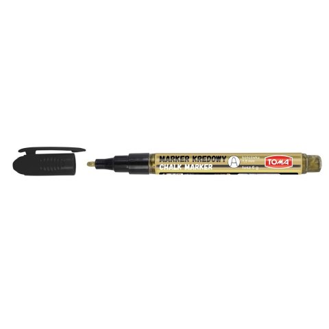 Marker specjalistyczny Toma kredowy złoty 1,5mm ścięta końcówka Marker specjalistyczny Toma kredowy złoty 1,5mm ścięta końcówka