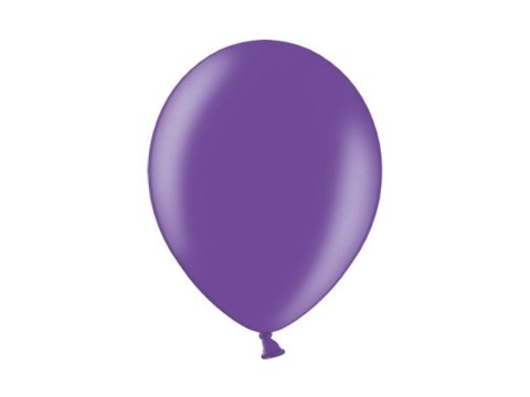 Balon gumowy Partydeco metalizowany 100 szt fioletowy 12cal Balon gumowy Partydeco metalizowany 100 szt fioletowy 12cal