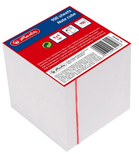 Kostka papierowa 9930140 biały [mm:] 90x90x 90 Herlitz (300023301)