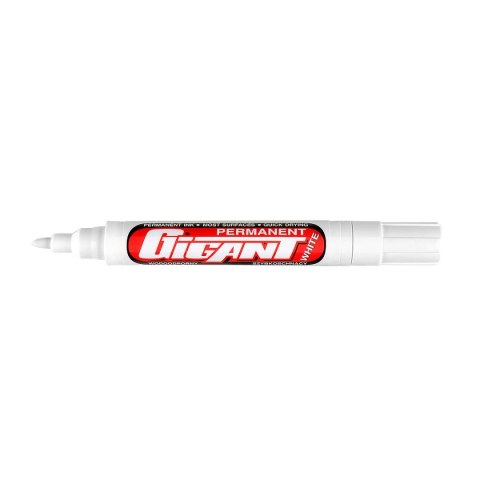 Marker permanentny Kamet Gigant wodoodporny biały 1,5-3,0mm okrągła końcówka (K-2291) Marker permanentny Kamet Gigant wodoodporny biały 1,5-3,0mm okrągła końcówka (K-2291)