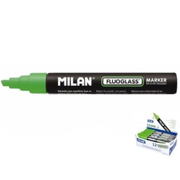 Marker specjalistyczny Milan do szyb fluo zielony 2,0-4,0mm ścięta końcówka (591296012)