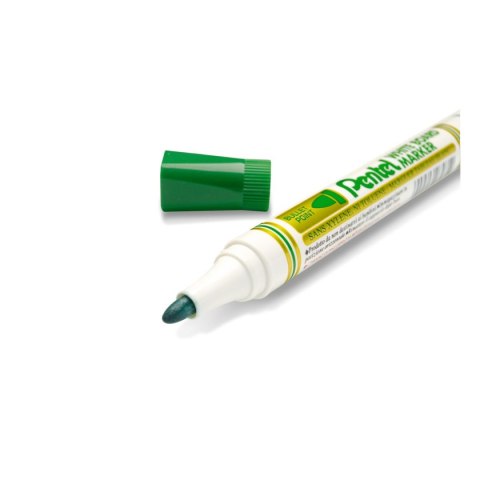 Marker suchościeralny Pentel zielony 1,9mm okrągła końcówka Marker suchościeralny Pentel zielony 1,9mm okrągła końcówka