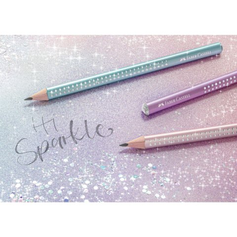 Ołówek Faber Castell Jumbo Sparkle metallic Ocean B (111662 FC) Ołówek Faber Castell Jumbo Sparkle metallic Ocean B (111662 FC)