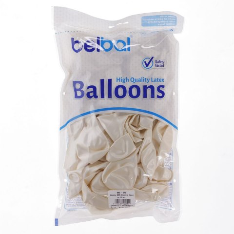 Balon gumowy Partydeco metalizowany 100 szt biały metalizowany 12cal (12m-070) Balon gumowy Partydeco metalizowany 100 szt biały metalizowany 12cal (12m-070)