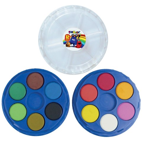 Farby akwarelowe Fun&Joy 12 kolor. (FJ-12K21PUD) Farby akwarelowe Fun&Joy 12 kolor. (FJ-12K21PUD)