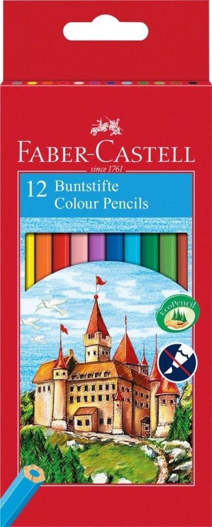 Kredki ołówkowe Faber Castell 12 kol. Kredki ołówkowe Faber Castell 12 kol.