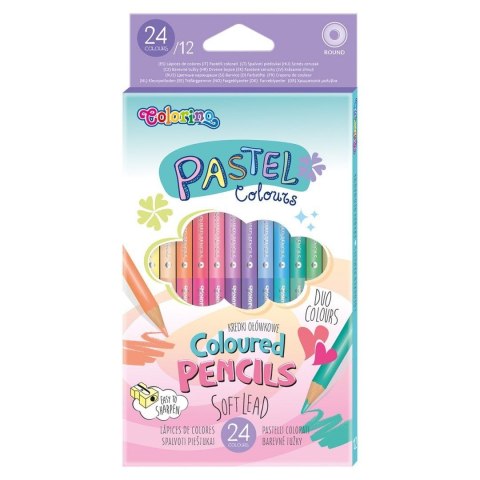 Kredki ołówkowe Colorino Kids 24 kol. Patio (87737)