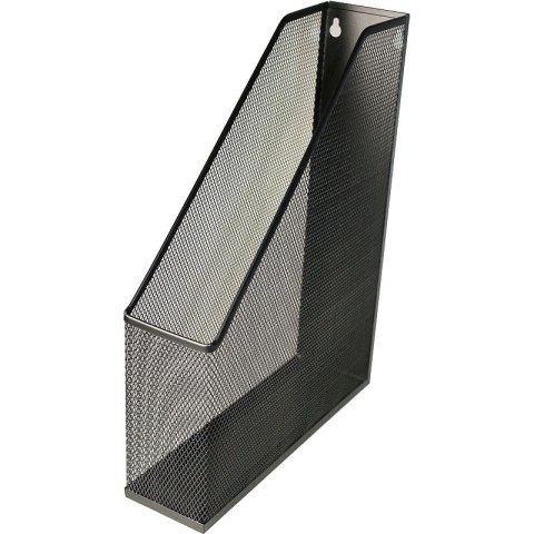 Pojemnik na czasopisma Titanum metalowy 7x32,2x24,5 cm czarny (M-401B) Pojemnik na czasopisma Titanum metalowy 7x32,2x24,5 cm czarny (M-401B)