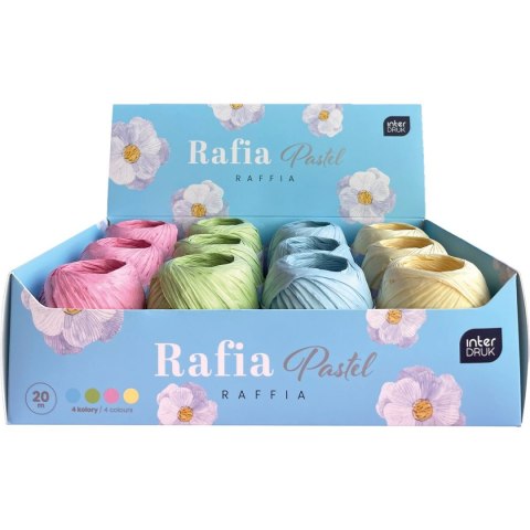 Rafia Interdruk pastel na szpulce 5902277345554 mix 20m (20 m) Rafia Interdruk pastel na szpulce 5902277345554 mix 20m (20 m)