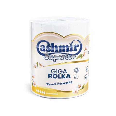 Ręcznik rolka Super Giga 100% celuloza kolor: biały Cashmir