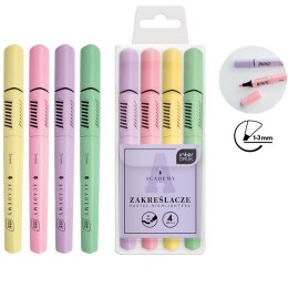 Zakreślacz Interdruk PASTEL 5902277350039 mix 1,0-3,0mm (4KOL)