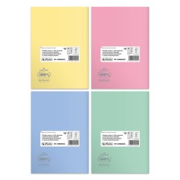Zeszyt Herlitz Pastel Colors Eco PP 9552514 A5 60k. 70g linia (400198107)