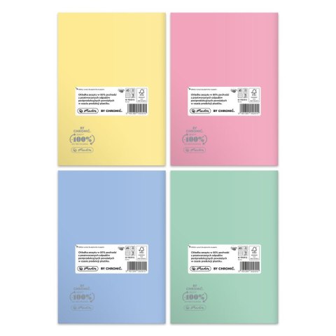 Zeszyt Herlitz Pastel Colors Eco PP 9552514 A5 60k. 70g linia (400198107) Zeszyt Herlitz Pastel Colors Eco PP 9552514 A5 60k. 70g linia (400198107)