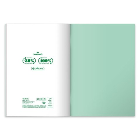 Zeszyt Herlitz Pastel Colors Eco PP 9552514 A5 60k. 70g linia (400198107) Zeszyt Herlitz Pastel Colors Eco PP 9552514 A5 60k. 70g linia (400198107)