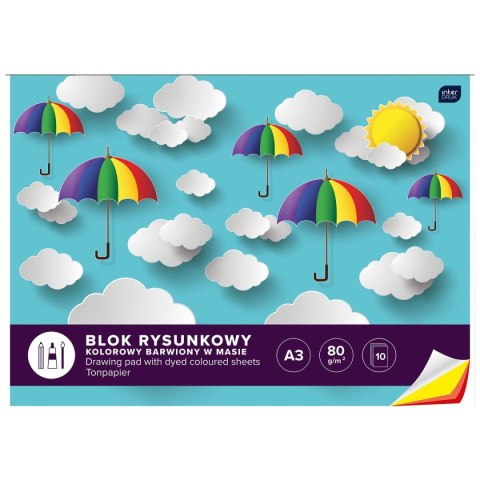 Blok rysunkowy Interdruk A3 mix 80g 10k (BLRA3K10) Blok rysunkowy Interdruk A3 mix 80g 10k (BLRA3K10)
