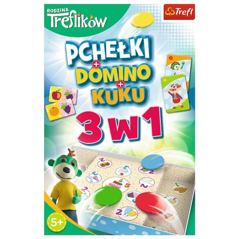 Gra strategiczna Rodzina Treflików 3w1 3w1 Trefl (01921) Gra strategiczna Rodzina Treflików 3w1 3w1 Trefl (01921)