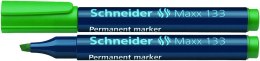Marker permanentny Schneider Maxx 133 zielony 1,0-3,0mm ścięta końcówka (SR113304)