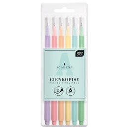 Cienkopis ACADEMY mix 0,7mm 6kol. (5902277350053)