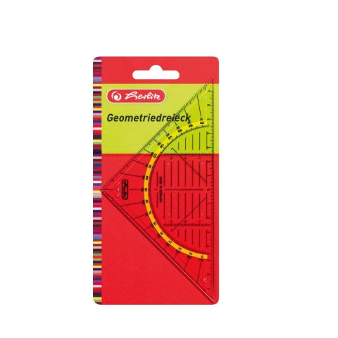 Ekierka Herlitz z kątimierzem 8700304 16cm (300010435) Ekierka Herlitz z kątimierzem 8700304 16cm (300010435)