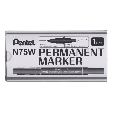Foliopis dustronny wkład czarny mixmm Pentel (N75W-AE) Foliopis dustronny wkład czarny mixmm Pentel (N75W-AE)