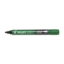 Marker permanentny Pilot zielony okrągła końcówka (SCA-100-G)