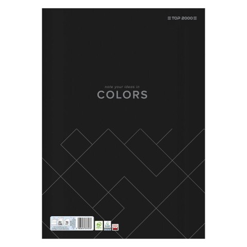 Papier kancelaryjny TOP-2000 colors czarny A3 linia (400169247) Papier kancelaryjny TOP-2000 colors czarny A3 linia (400169247)