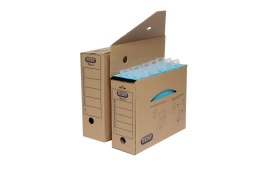 Pudło archiwizacyjne Tric 2 na teczki zawieszkowe A4 brązowy tektura [mm:] 270x110x 340 Elba (100552628)