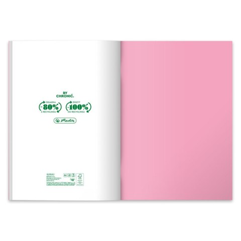 Zeszyt Herlitz Pastel Colors Eco PP 9552753 A4 60k. 70g krata (400198131) Zeszyt Herlitz Pastel Colors Eco PP 9552753 A4 60k. 70g krata (400198131)
