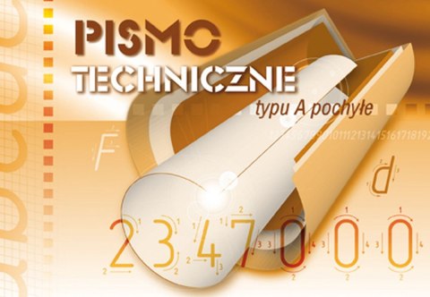 Blok do pisma technicznego Kreska pismo A pochyłe A4 10k Blok do pisma technicznego Kreska pismo A pochyłe A4 10k