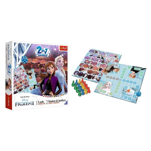 Gra planszowa Frozen 2 Gra 2w1 Chińczyk i Węże i drabiny Kraina Lodu 2 Trefl (02068) Gra planszowa Frozen 2 Gra 2w1 Chińczyk i Węże i drabiny Kraina Lodu 2 Trefl (02068)